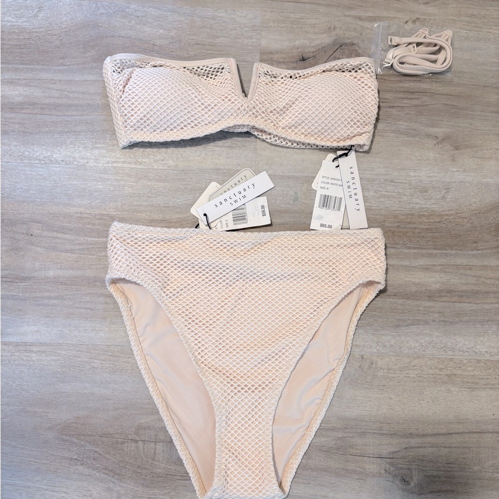 Sanctuary Bandeau Top & High Rise Bikini Bottom - Picture 2 of 3